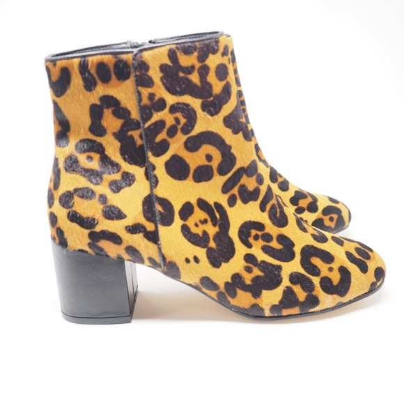 Urban Outfitters Thelma Leopard Ankle Boots 9 - Picture 2 of 7